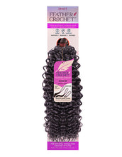 Janet Human Hair Feather Crochet WW, DW 18"