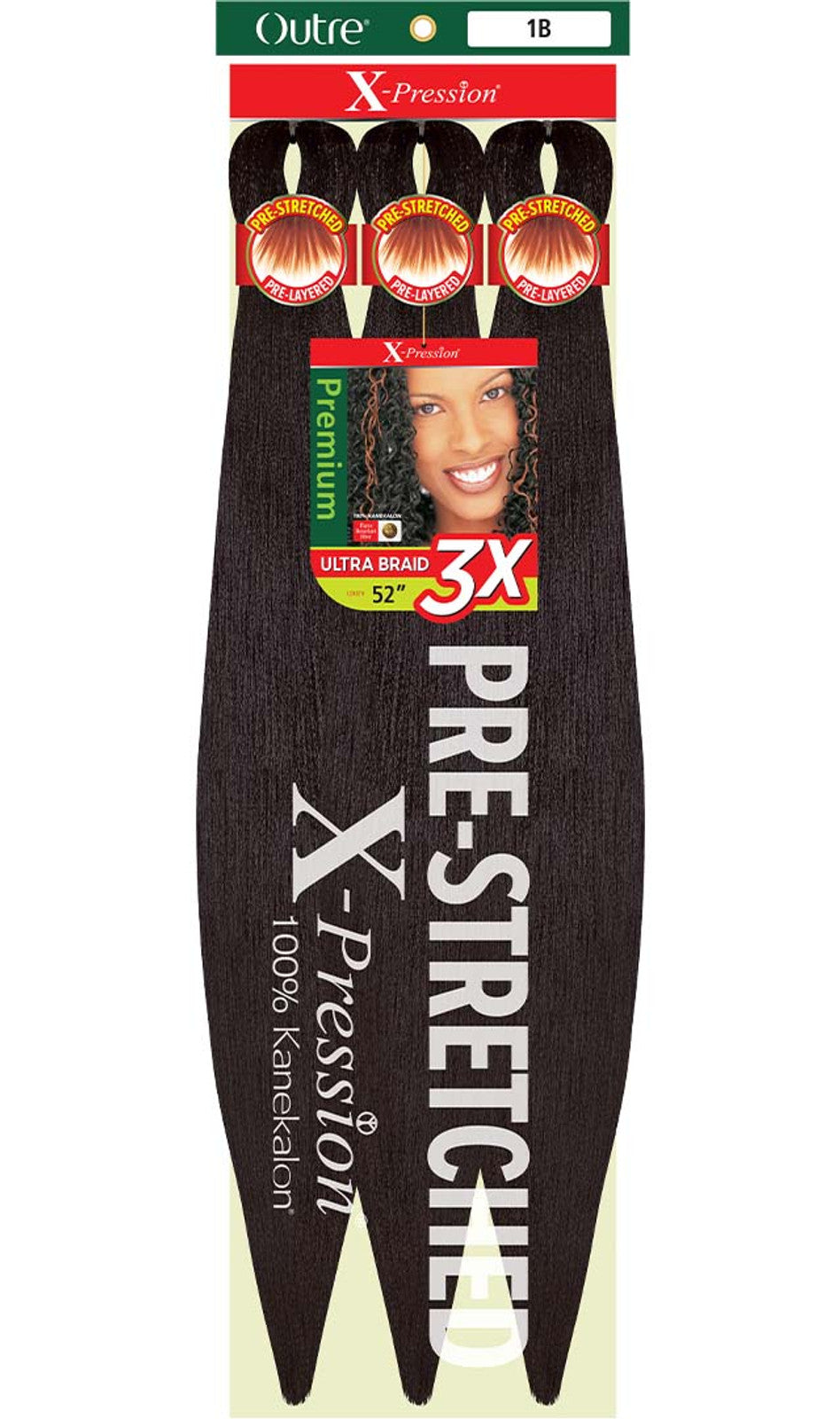 Outre 3X X-Pression Pre-Stretched Braid 52