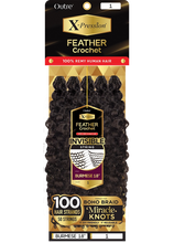 Outre Feather Crochet Remy Human Hair Deep Wave & Burmese 18"