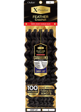 Outre Feather Crochet Remy Human Hair Deep Wave 18"