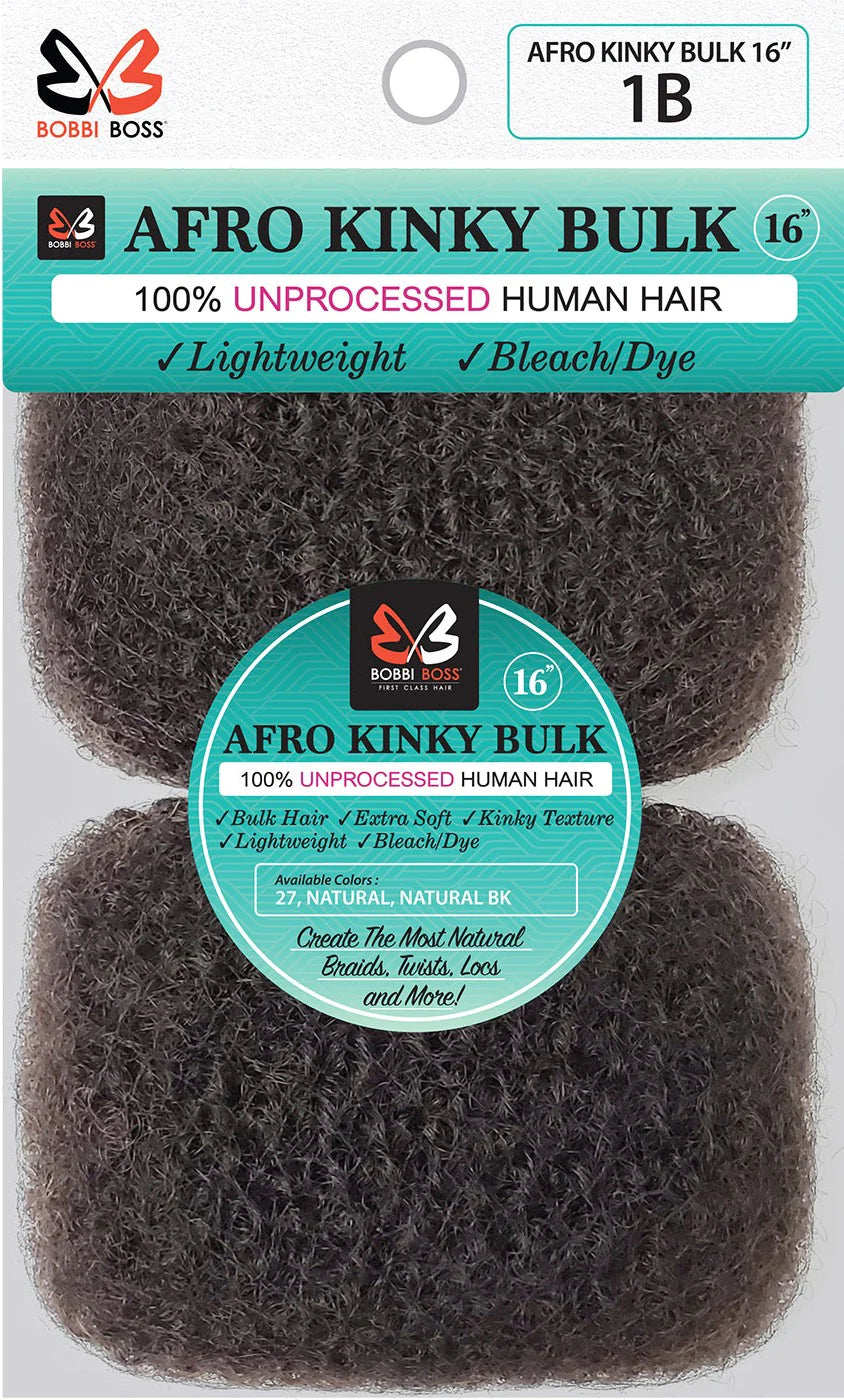 Bobbi Boss HH-Afro Kinky Bulk 16