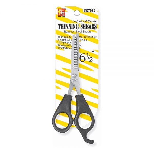 BT Stainless Steel Thinning Shear Plastic Handle 6 1/2