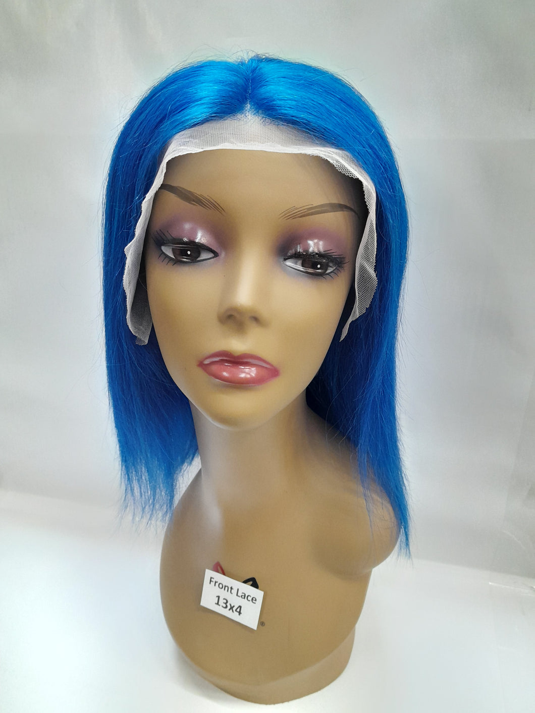 Brazilian Lace Front Wig Bob 13*4 Blue