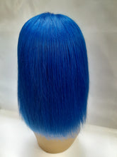 Brazilian Lace Front Wig Bob 13*4 Blue