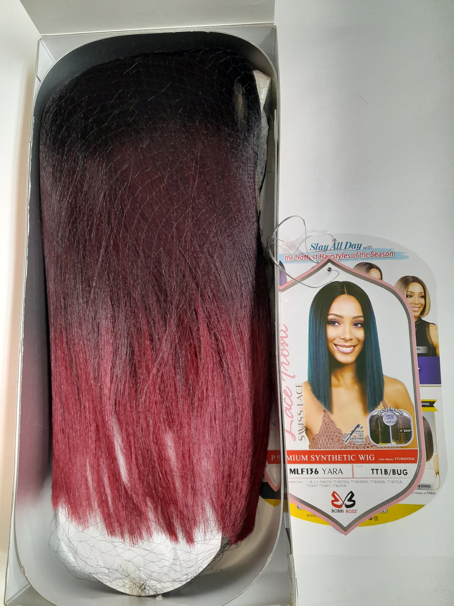 Bobbi Boss Lace Front Wig MLF136 Yara (Final Sale) Remi Hair USA