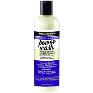 Aunt Jackie's Power wash Intense Moisture Clarifying Shampoo (12oz)