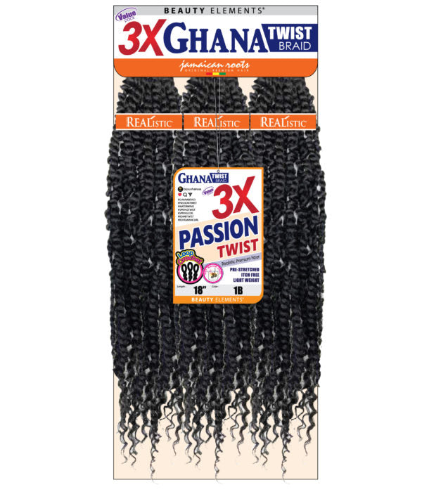 BE 3X Ghana Passion Twist 18