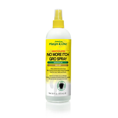 Jamaican Mentholated No More Itch Gro Spray (16oz)