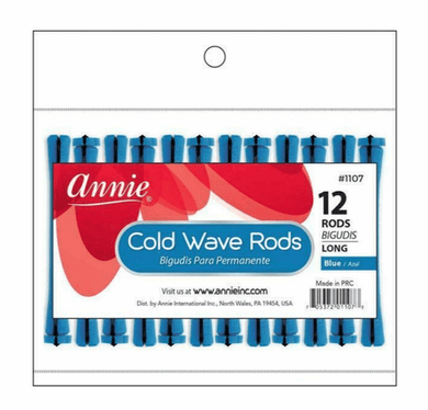 Annie Cold Wave Rods Blue Long #1107