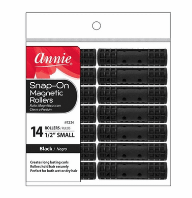 Annie Snap-on Magnetic Small Black 1/2