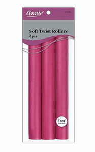 Soft Twist Rollers (3pcs)  1 3/16"