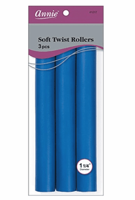 Soft Twist Rollers (3pcs) 1 1/4