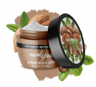 Aunt Jackie's Curl spell Almond Milk & Shea Moisture Masque (8oz)