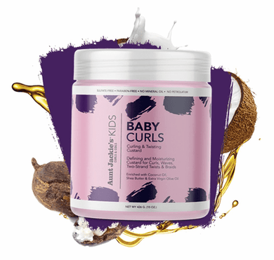 Aunt Jackie's Kid Baby curls Moisture Rich Curling & Twisting Custard (15oz)