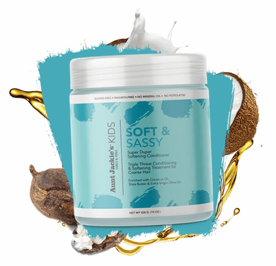 Aunt Jackie's Kid Soft & Sassy Super Duper Softening Conditioner (15oz)