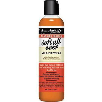 Aunt Jackie's Soft all over Multi-purpose Oil therapy (8oz)