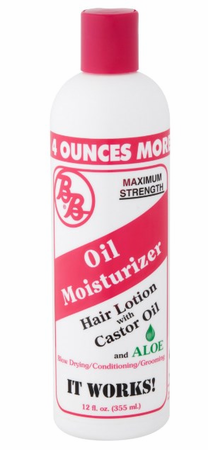 BB Oil Moisturizer Hair OIl with Castor Oil and Aloe (12oz)